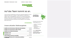 Desktop Screenshot of jobs.knauber.de